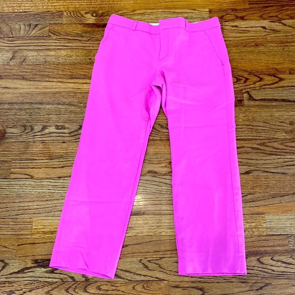Banana republic ryan cropped pink pant 8s